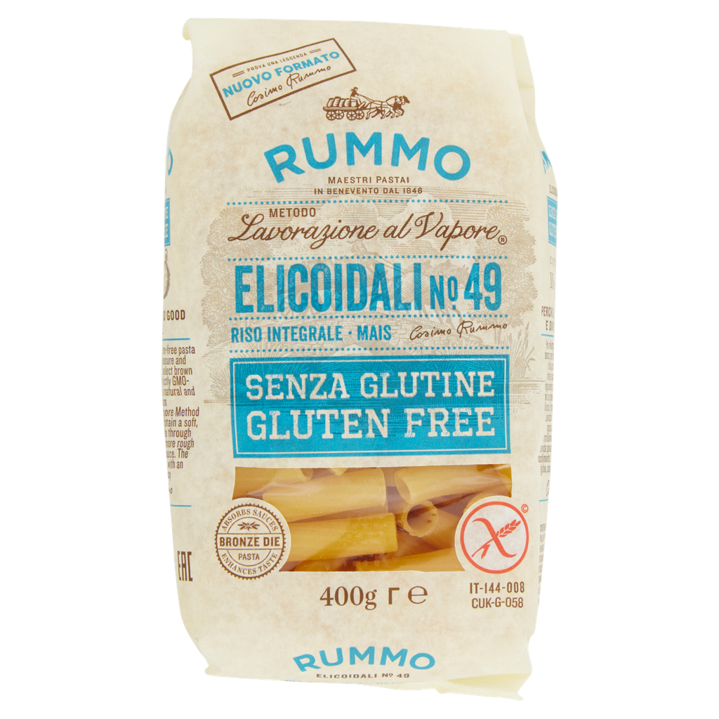 Glutenfreie Pasta Elicodali N.49 | 400g | Rummo