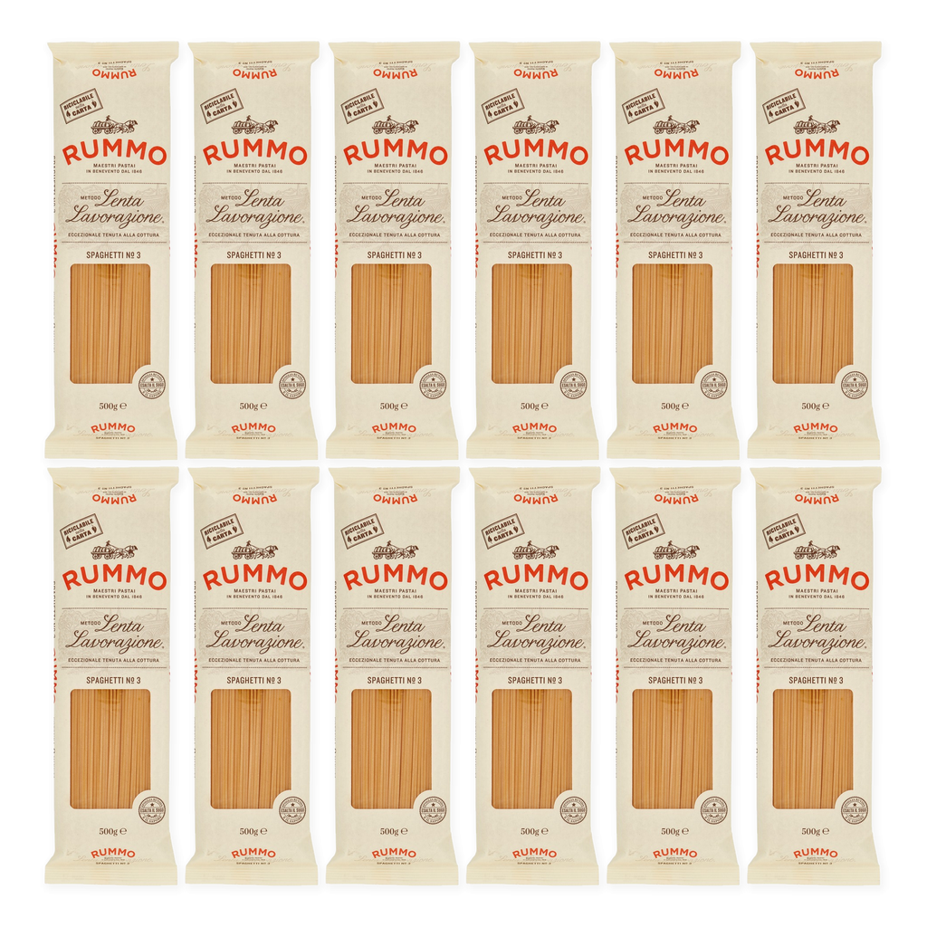 Spaghetti N.3 mit Bronzebeschichtung | 12x500g | Rummo