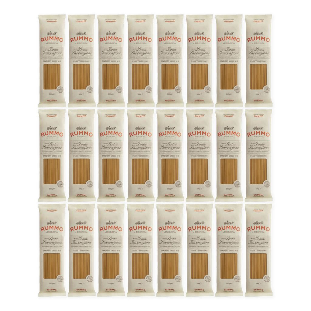 Spaghetti Grossi N.5 mit Bronzebeschichtung | 24x500g | Rummo