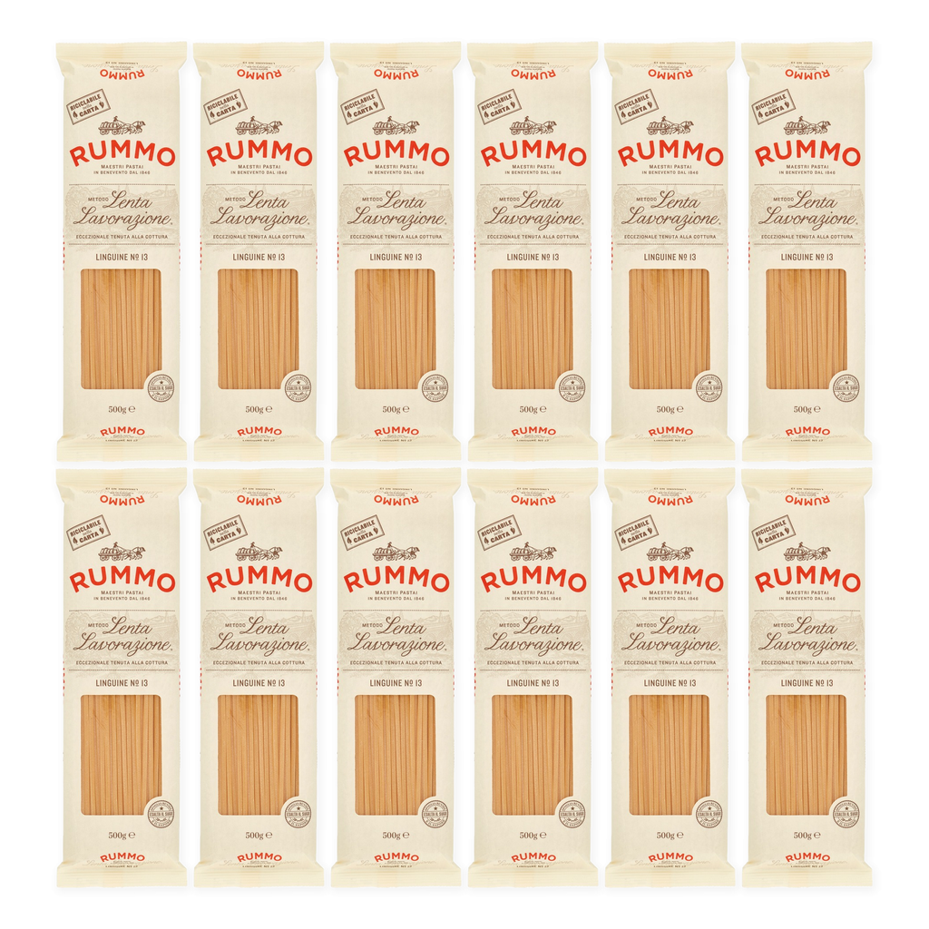 Linguine N.13 mit Bronzebeschichtung | 12x500g | Rummo