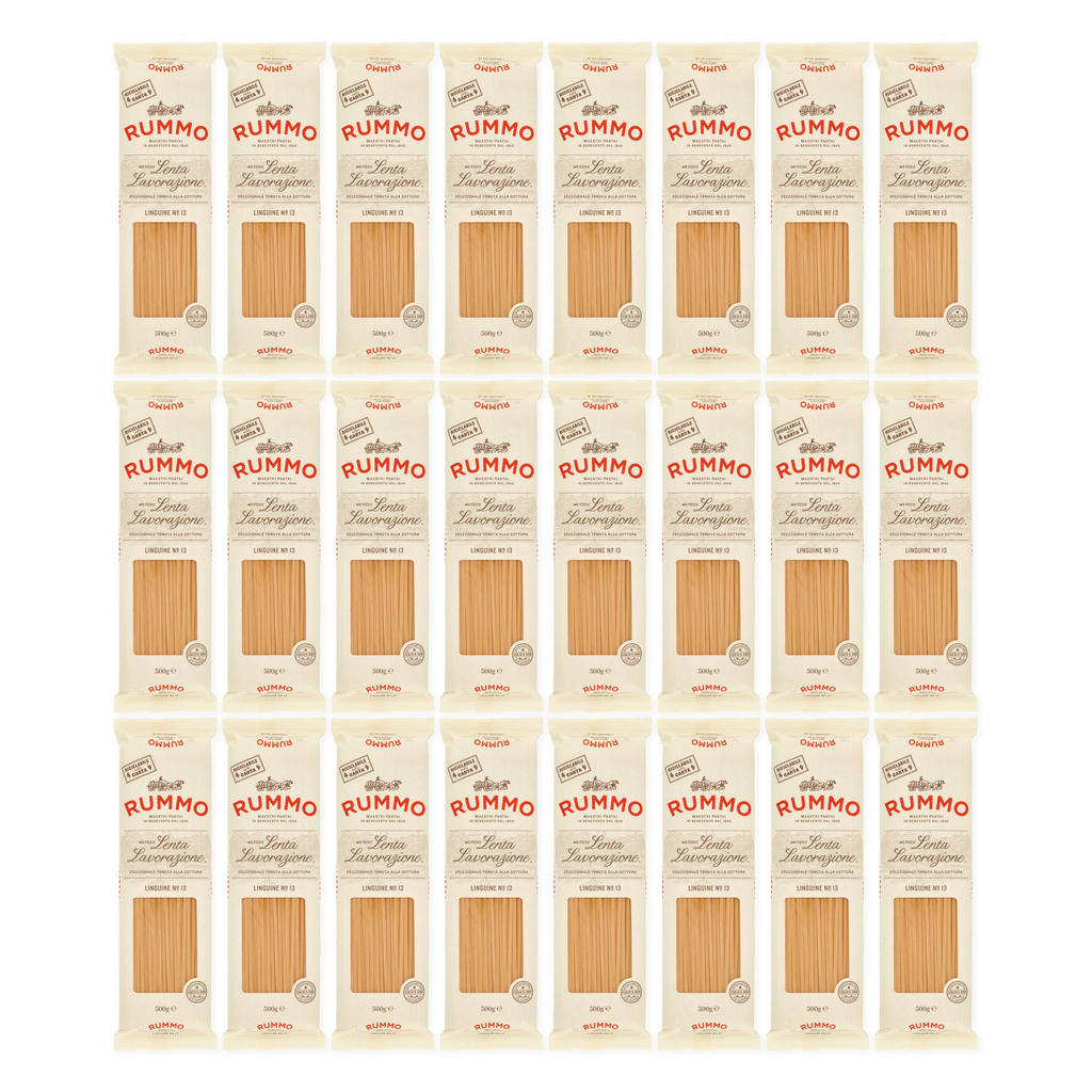 Linguine N.13 mit Bronzebeschichtung | 24x500g | Rummo