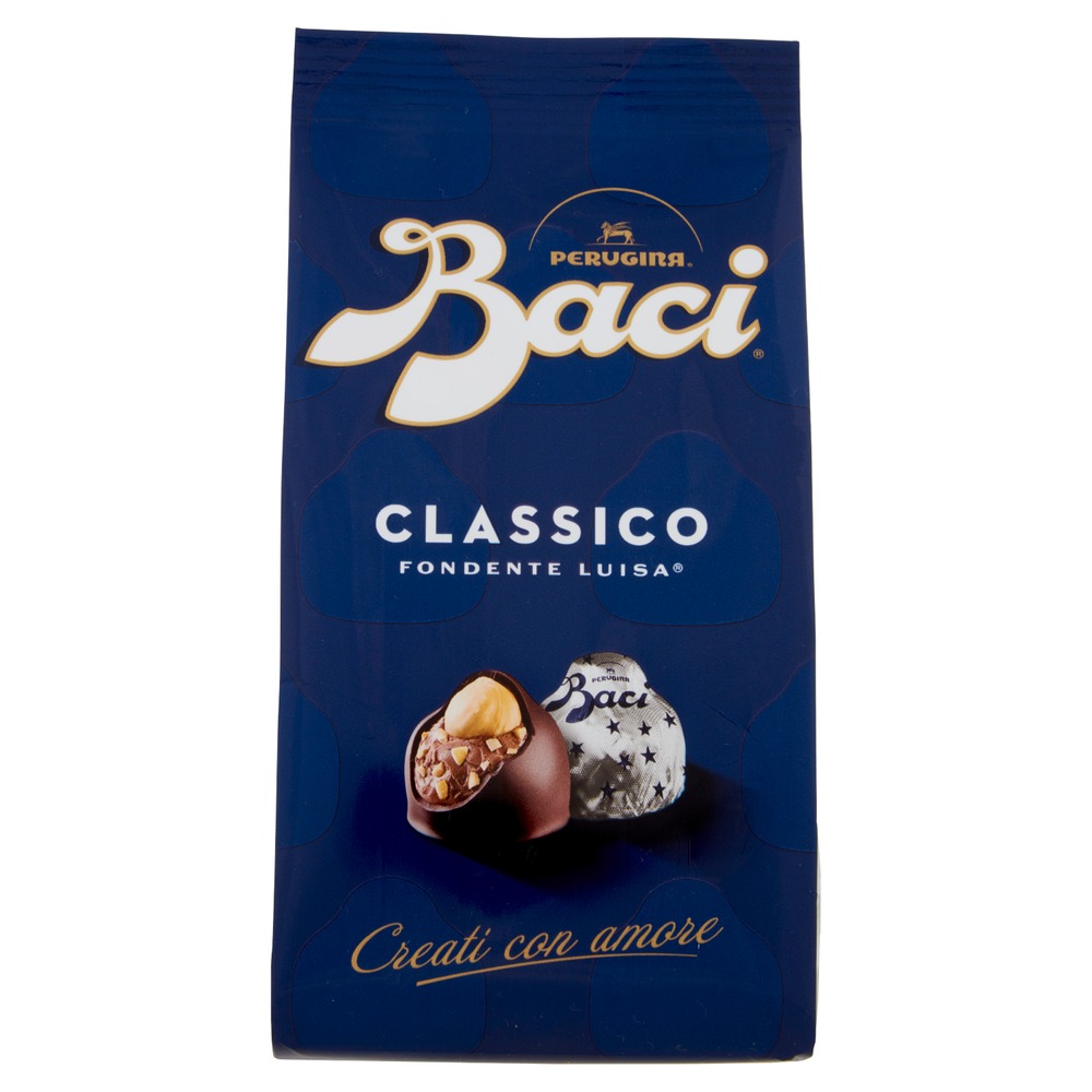 Pralinen mit dunkler Schokolade und Haselnussfüllung | 125g | Baci Perugina