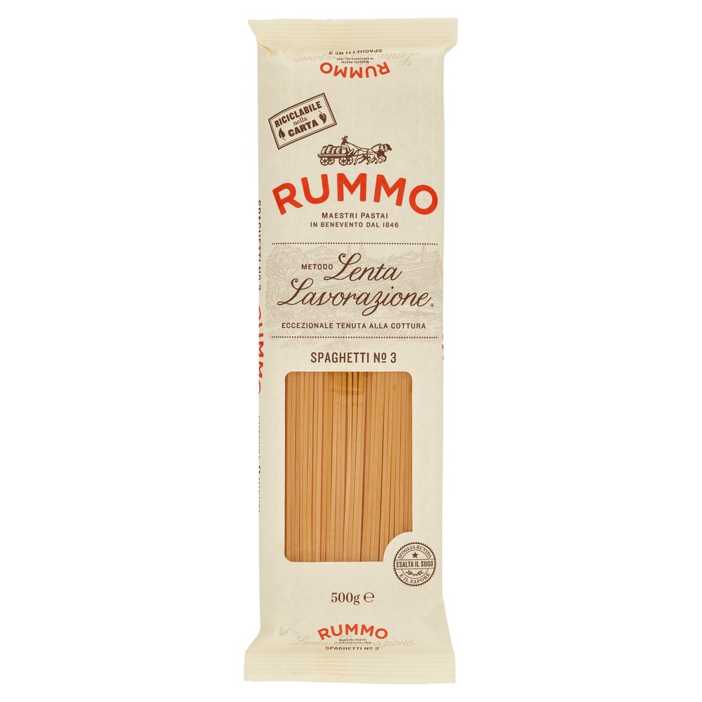 Spaghetti N.3 mit Bronzebeschichtung | 500g | Rummo