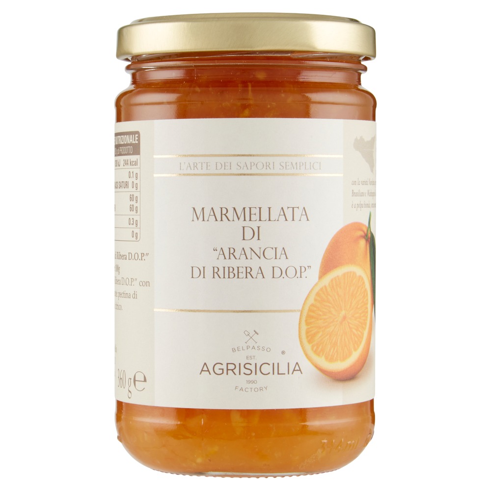 Orangen Marmelade "Arancia Di Ribera D.O.P." | 360g | Agrisicilia
