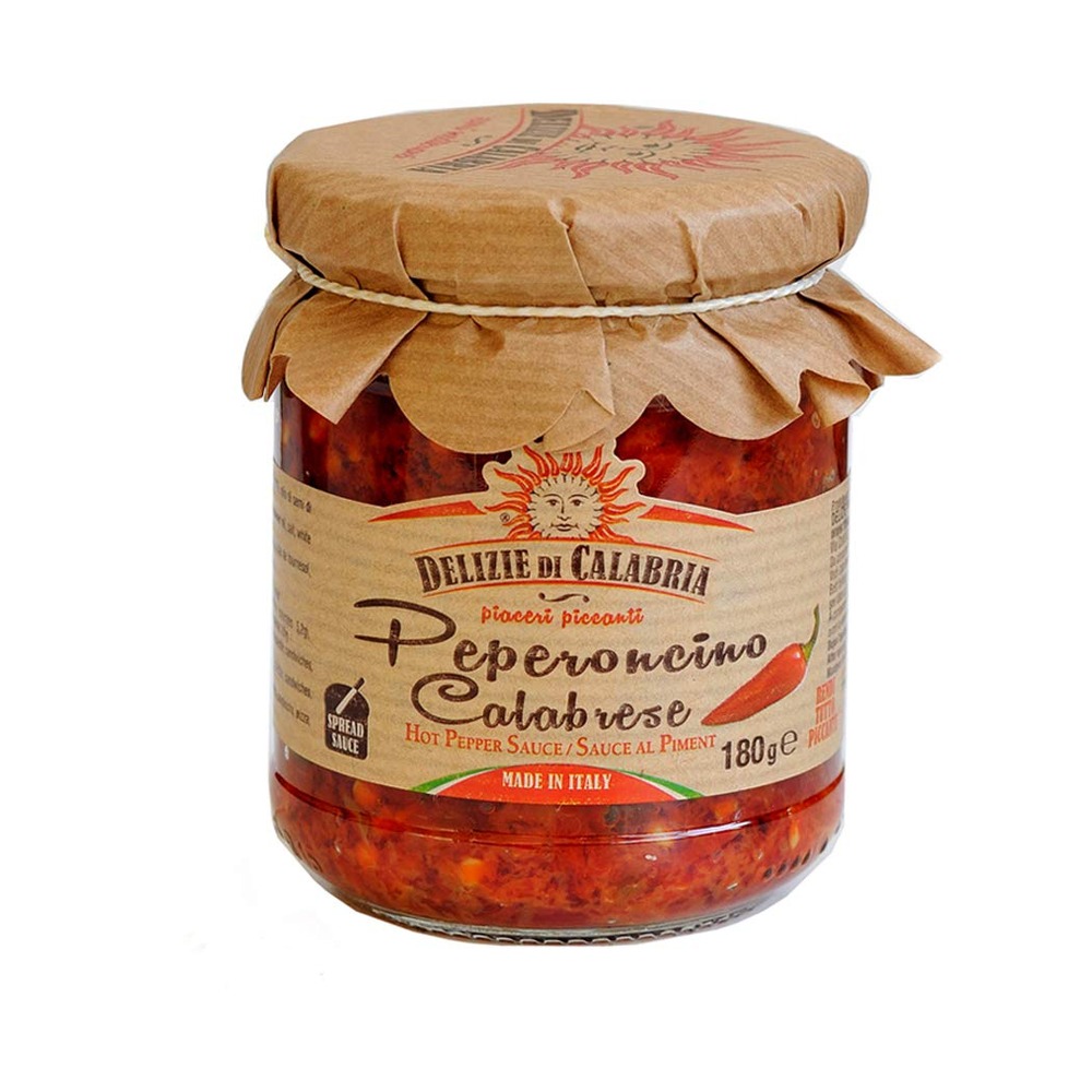 Kalabrische Peperoncini scharf | 180g | Delizie di Calabria