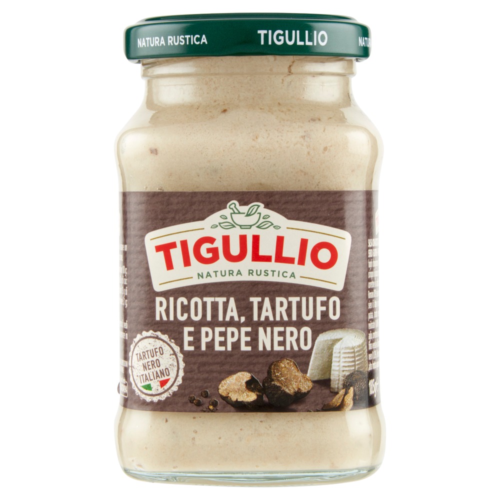 Pesto Ricotta, Trüffel und schwarzer Pfeffer | 185g | Tigullio