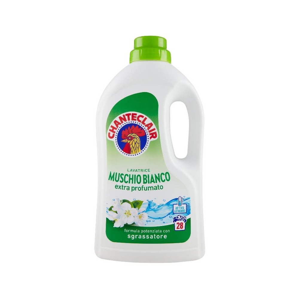 Waschmittel mit Sgrassatore Muschio Bianco 28 Wäschen | 1260ml | Chante Clair
