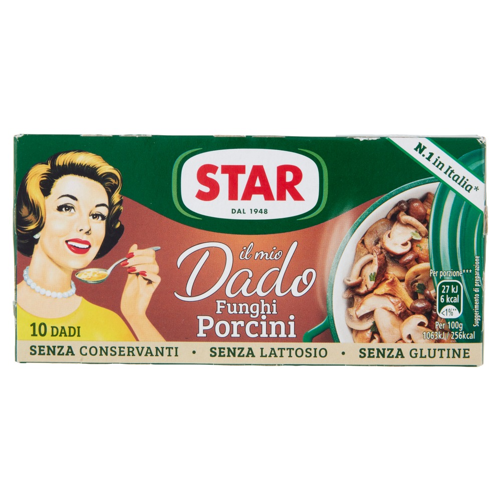 Bouillonwürfel Dado Funghi Porcini Pilze | 100g | Star