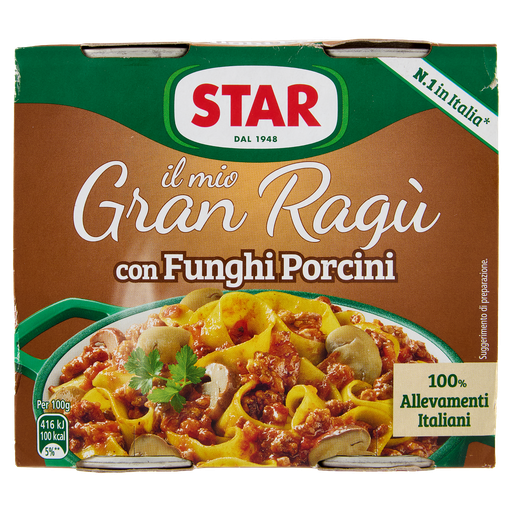 Gran Ragu Funghi Porcini | 2x180g | Star