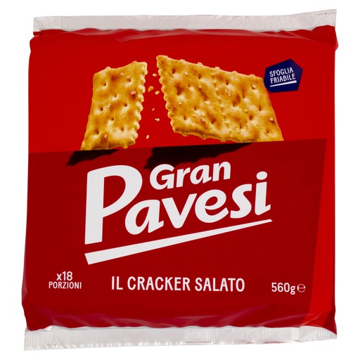 [81-1RG0-ERR5] Cracker gesalzen | 560g | Pavesi