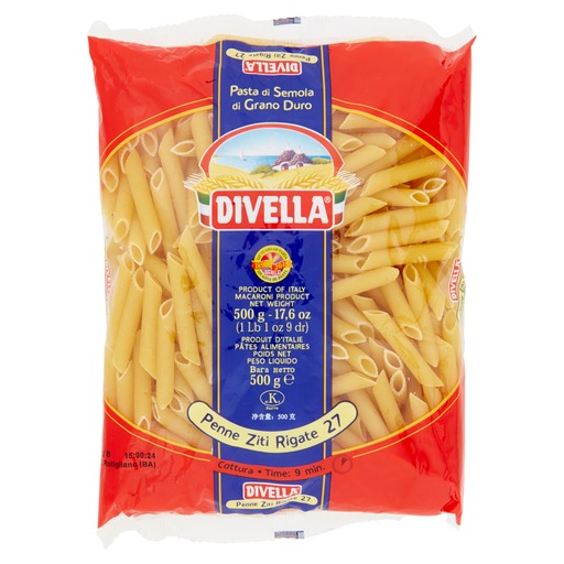 Penne Ziti Rigate N.27 | 500g | Divella