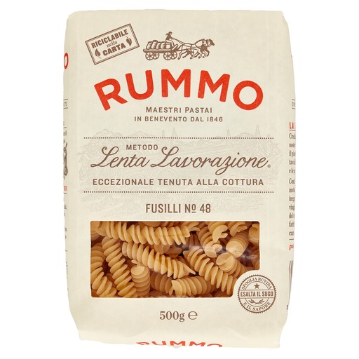 Fusilli N.48 mit Bronzebeschichtung | 500g | Rummo