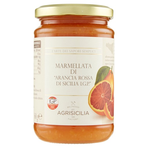 Blutorangen Marmelade "Arancia Rossa Di Sicilia I.G.P." | 360g | Agrisicilia