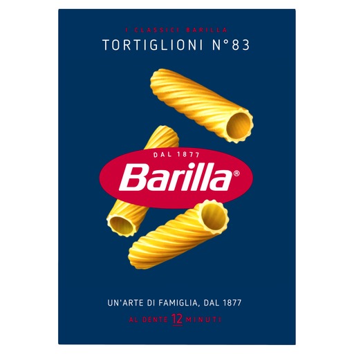 Pasta Tortiglioni N.83 | 500g | Barilla